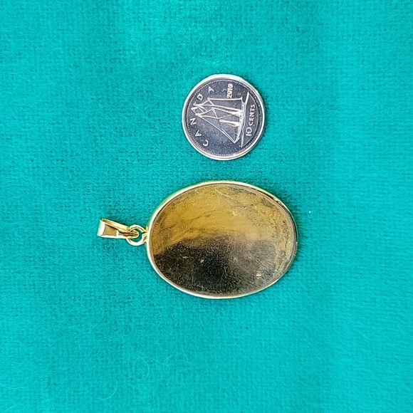 Vintage Damascene pendant - Picture 2 of 2